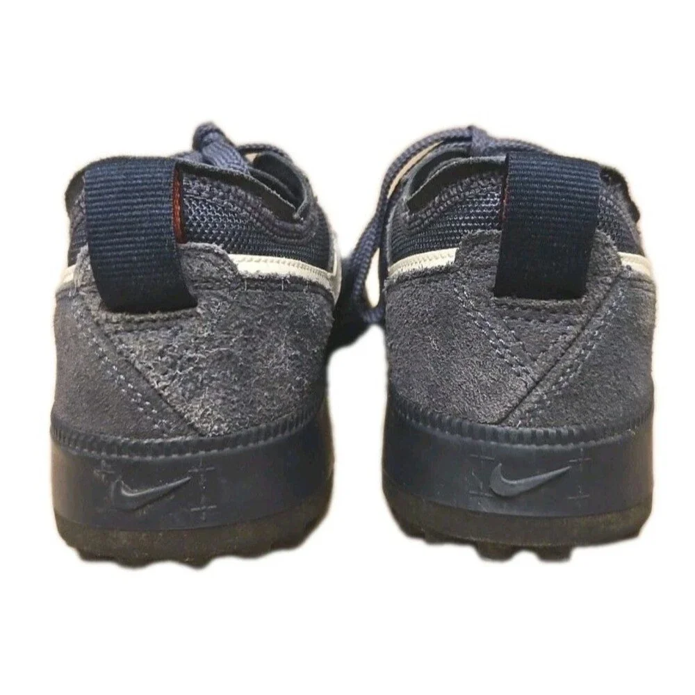 Nike C1TY Shoes Coveralls, Navy White Swoosh, Mens Size 7.5